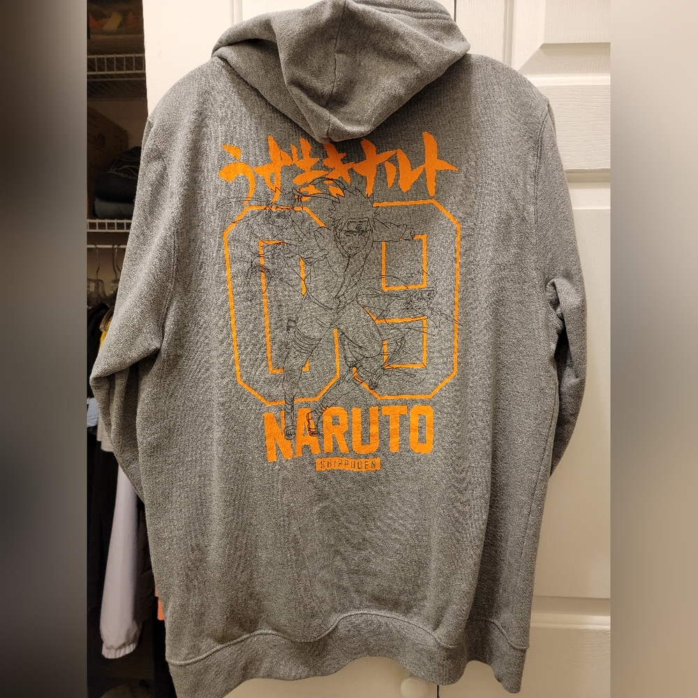 Light Grey Naruto Hoodie